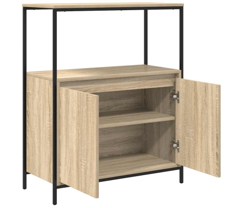 Mueble de baño con estantes roble Sonoma 76,5x35x95 cm