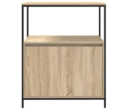 Mueble de baño con estantes roble Sonoma 76,5x35x95 cm