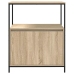 Mueble de baño con estantes roble Sonoma 76,5x35x95 cm