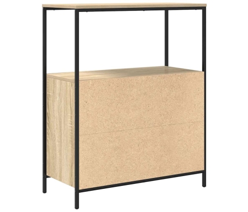 Mueble de baño con estantes roble Sonoma 76,5x35x95 cm