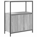 Mueble de baño con estantes gris Sonoma 76,5x35x95 cm