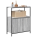 Mueble de baño con estantes gris Sonoma 76,5x35x95 cm