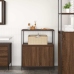 Mueble de baño con estantes roble marrón 76,5x35x95 cm