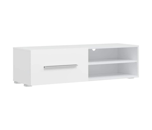 Muebles para TV 5 piezas con iluminación LED blanco mate