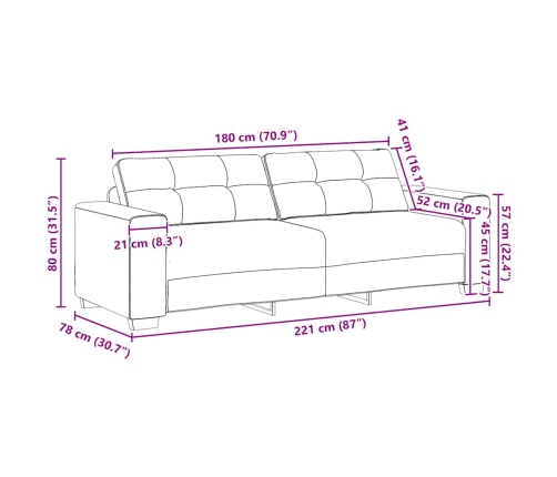 Set de muebles baño 2 pzas madera contrachapada marrón roble