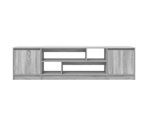 Mueble de TV Sonoma gris 188,5x41x50 cm madera de ingeniería