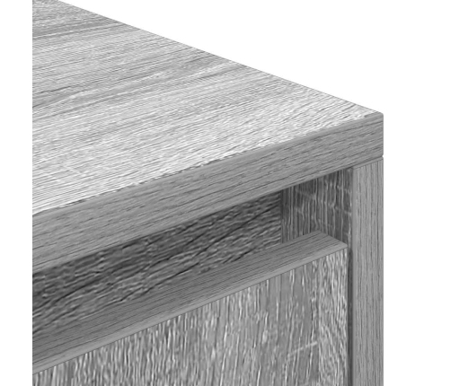 Mueble de TV Sonoma gris 188,5x41x50 cm madera de ingeniería