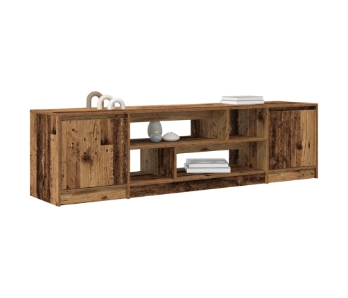 Mueble de TV de madera antigua 188,5x41x50 cm Madera ingeniería
