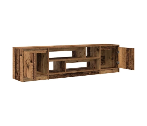 Mueble de TV de madera antigua 188,5x41x50 cm Madera ingeniería