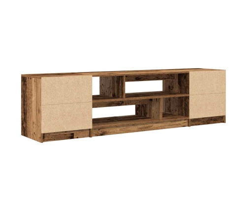 Mueble de TV de madera antigua 188,5x41x50 cm Madera ingeniería