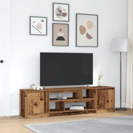 Mueble de TV de madera antigua 188,5x41x50 cm Madera ingeniería