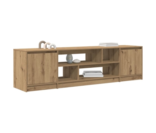 Mueble de TV Artisan Roble 188,5x41x50 cm Madera de ingeniería