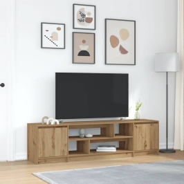 Mueble de TV Artisan Roble 188,5x41x50 cm Madera de ingeniería