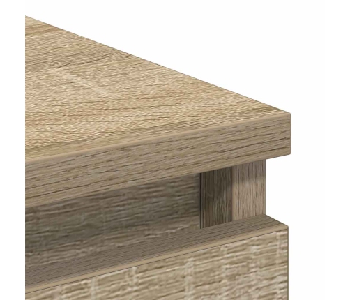 Aparador roble Sonoma 80x35x99 cm madera de ingeniería