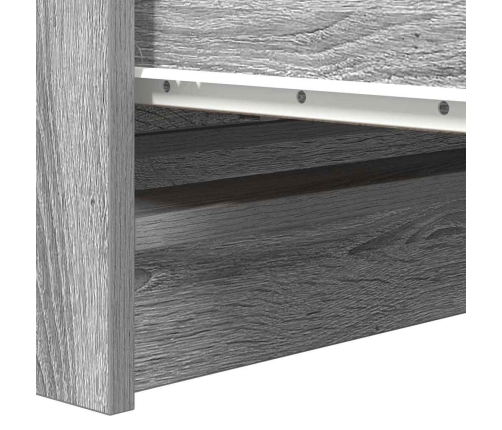 Aparador Sonoma gris 80x35x99 cm madera de ingeniería