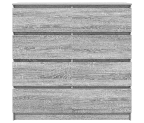 Aparador  Sonoma gris 100x35x99 cm madera de ingeniería