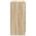 Aparador de madera contrachapada roble sonoma 100x35x76 cm