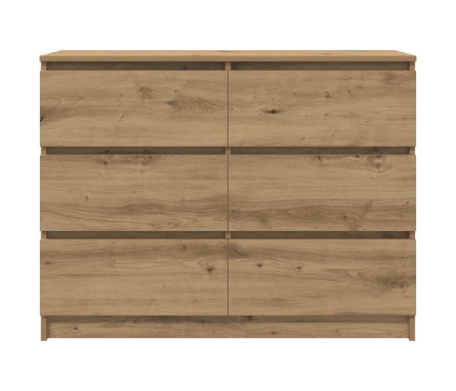 Aparador Artisan Roble 100x35x76 cm Madera de ingeniería