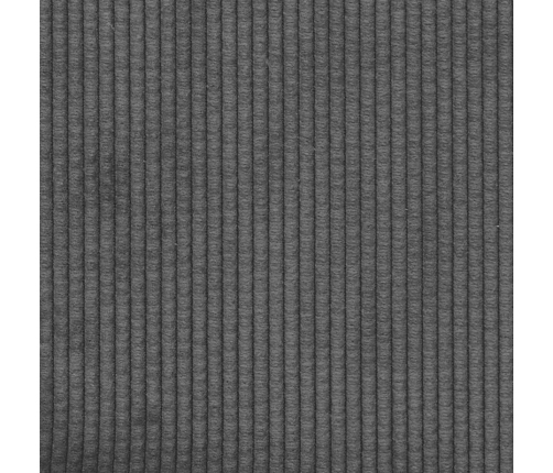 Sofá de 2 plazas con chaise longue en forma L gris oscuro 125cm
