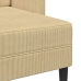 Sofá de 2 plazas con chaise longue en forma L verde gris 125 cm
