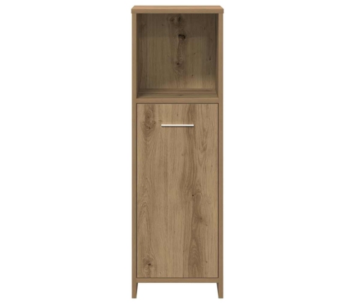 Juego de muebles baño 3 piezas madera ingeniería roble artisan