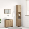 Juego de muebles baño 3 piezas madera ingeniería roble artisan