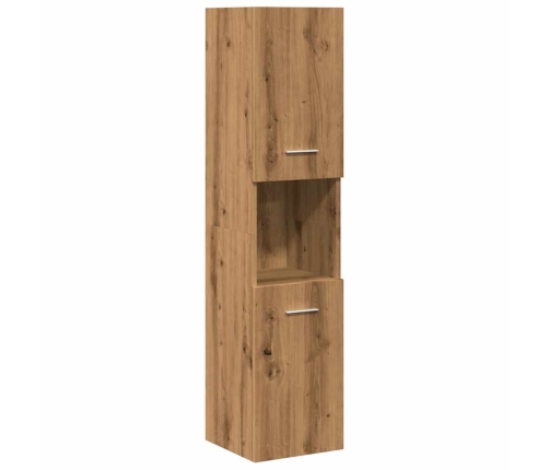 Juego de muebles baño 5 piezas madera ingeniería roble artisan