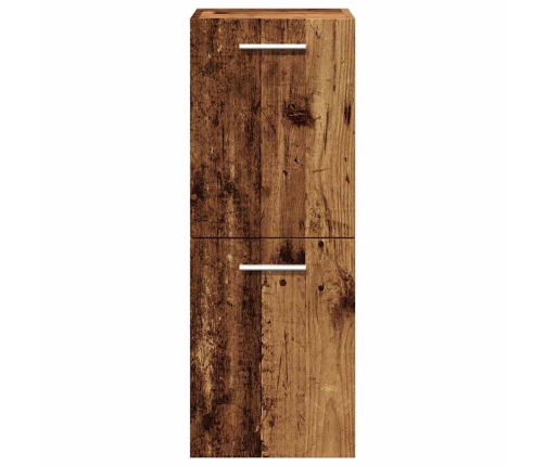 Juego de muebles de baño 4 piezas madera ingeniería envejecida