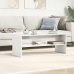 Mueble para TV madera contrachapada blanco 100x40x40 cm