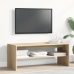 Mueble de TV madera contrachapada color roble 100x40x40cm