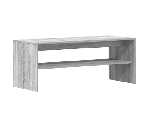 Mueble de TV madera contrachapada gris Sonoma 100x40x40 cm