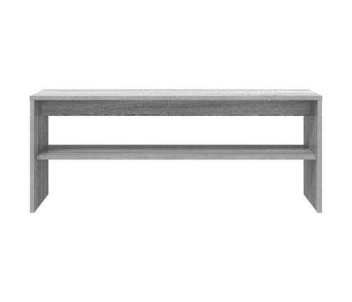 Mueble de TV madera contrachapada gris Sonoma 100x40x40 cm