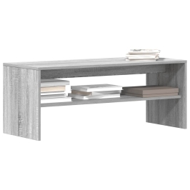 Mueble de TV madera contrachapada gris Sonoma 100x40x40 cm