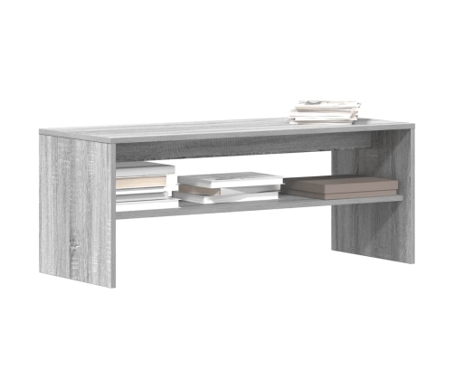 Mueble de TV madera contrachapada gris Sonoma 100x40x40 cm