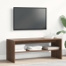 Mueble de TV madera contrachapada roble marrón 100x40x40 cm