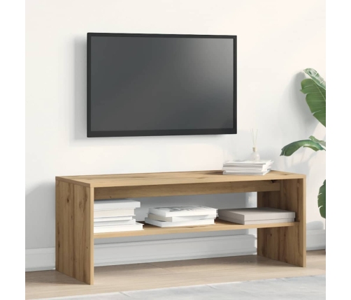 Mueble de TV madera de ingeniería roble artisan 100x40x40 cm