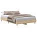 Estructura de cama sin colchón roble Sonoma 140x190 cm madera