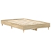 Estructura de cama sin colchón roble Sonoma 140x190 cm madera