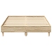 Estructura de cama sin colchón roble Sonoma 140x190 cm madera