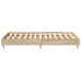 Estructura de cama sin colchón roble Sonoma 140x190 cm madera