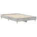 Estructura de cama sin colchón gris Sonoma 140x190 cm madera