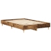 Estructura de cama sin colchón madera vieja 140x190 cm madera