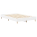 Estructura de cama sin colchón blanca 135x190 cm madera