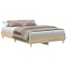 Estructura de cama sin colchón roble Sonoma 135x190 cm madera