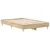 Estructura de cama sin colchón roble Sonoma 135x190 cm madera