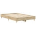 Estructura de cama sin colchón roble Sonoma 135x190 cm madera