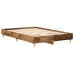 Estructura de cama sin colchón madera vieja 135x190 cm madera