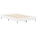 Estructura de cama sin colchón blanca 120x190 cm madera