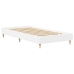 Estructura de cama sin colchón madera blanca 90x190 cm