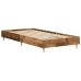 Estructura de cama sin colchón madera vieja 90x190 cm madera